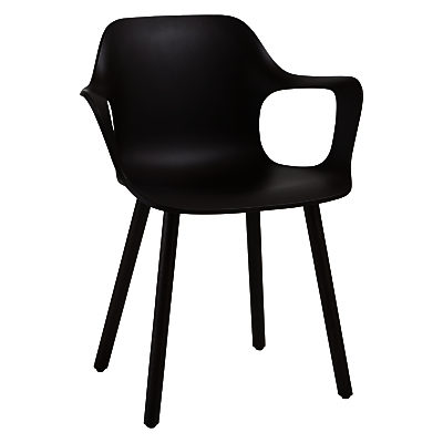 Vitra HAL Armchair Chocolate / Dark Oak